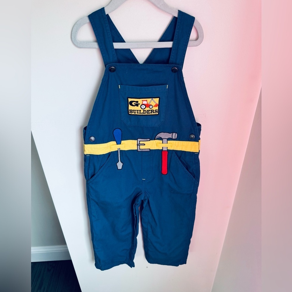 Gymboree Little Builder Construction Overalls Size 2-3T